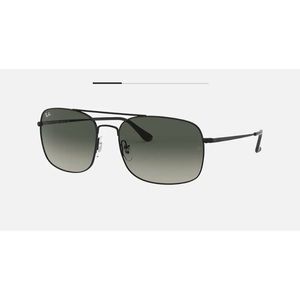 Ray-ban Square Polished Black Sunglasses